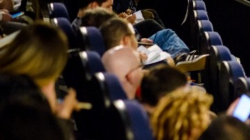 El director Alan Barillaro en una rueda de prensa sobre su nuevo cortometraje "Piper".