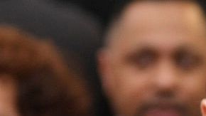 Adam y Behati en la gala de los premios Oscar 2016.