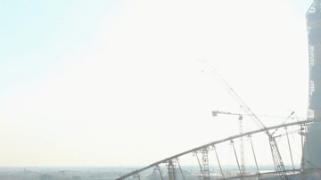 Los trabajos en Doha, Catar no paran. Los estadios, como el Khalifa, para el Mundial de 2022 poco a poco se levantan.