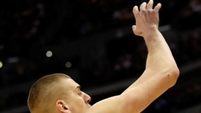 D'Angelo Russell en el Pepsi Center de Denver.