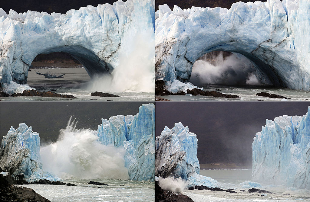 Por Que Se Rompe El Puente De Hielo Del Glaciar Perito Moreno Video Y Fotos La Opinion