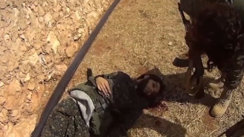 Las imágenes fueron divulgadas este lunes por LiveLeak.