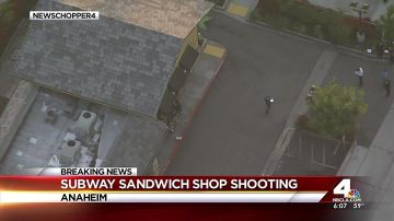 El incidente se produjo en un Subway ubicado en la ciudad de Anaheim.