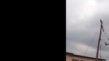 El personaje cayó de una altura de cuatro metros.