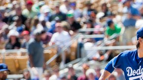 Kenta Maeda fue el abridor de los Dodgers.