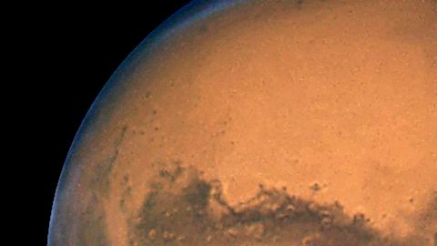 El planeta Marte.