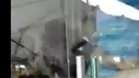 Se dieron con todo en el palco de Gimnasia y Esgrima.