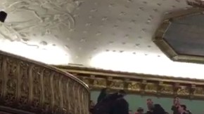 Varios de los asistentes protestaron en contra del Plan de Vivienda Asequible impulsado por el alcalde Bill de Blasio.