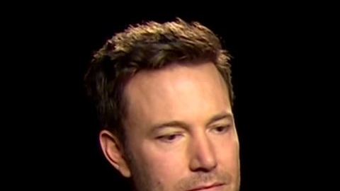 Affleck mostró buen sentido del humor al respecto.