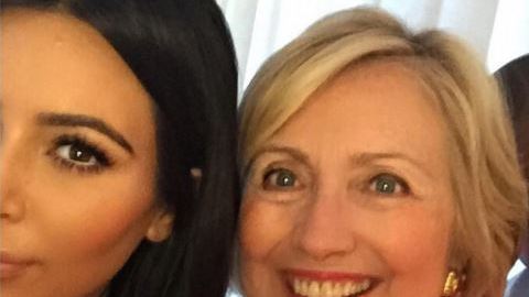 La "power couple" formada por Kim Kardashian y Kanye West han declarado públicamente su apoyo a Hillary.