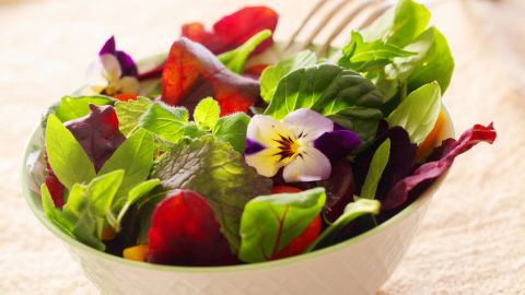 flores ensalada