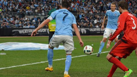 David Villa consiguió los dos goles del NYCFC.