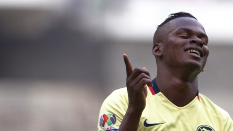 Carlos Darwin Quintero, festeja un gol ante Xolos de Tijuana.
