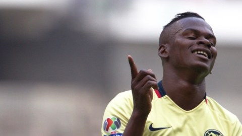 Carlos Darwin Quintero, festeja un gol ante Xolos de Tijuana.