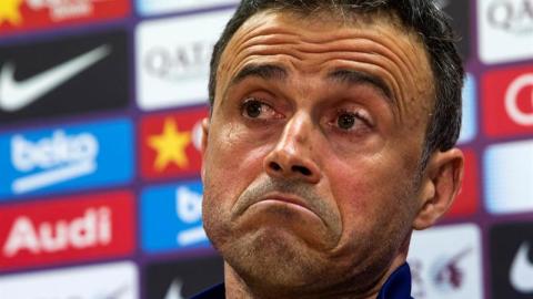 Luis Enrique, técnico del Barcelona