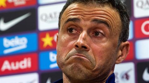 Luis Enrique, técnico del Barcelona