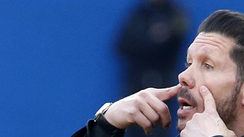 Diego Pablo Simeone va a ganar con el Atlético al Barcelona en Champions.