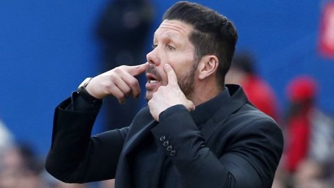 Diego Pablo Simeone va a ganar con el Atlético al Barcelona en Champions.