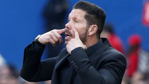 Diego Pablo Simeone va a ganar con el Atlético al Barcelona en Champions.