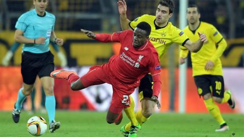 El belga Divock Origi fue el mejor jugador del Liverpool en el partido.