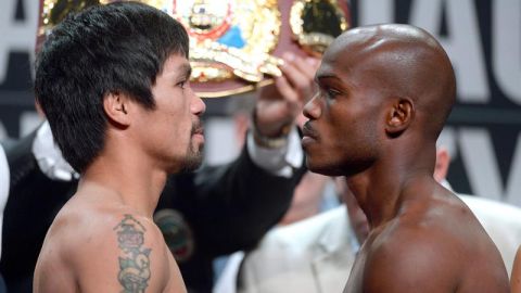 Manny Pacquiao y Tim Bradley