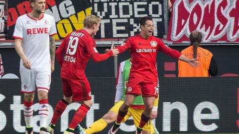 El mexicano Javier Chicharito Hernández suma ya 25 goles con el Bayer Leverkusen.