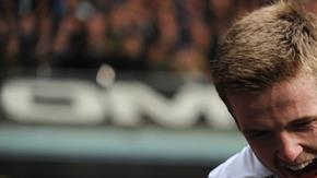 Toby Alderweireld del Tottenham Hotspur celebra su gol ante el Manchester United.