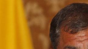Rafael Correa, presidente de Ecuador.