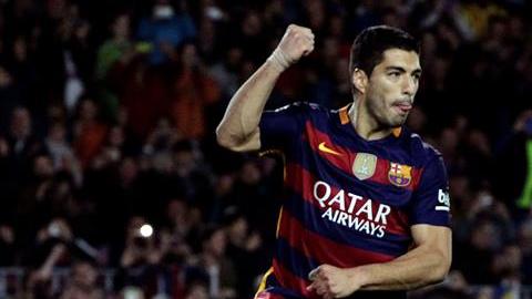 Luis Suárez consiguió un póker en la goleada sobre el Gijón.