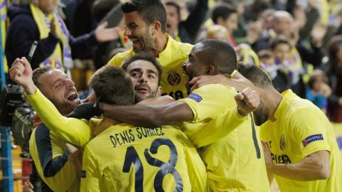 La celebración del Villarreal en El Madrigal fue única.