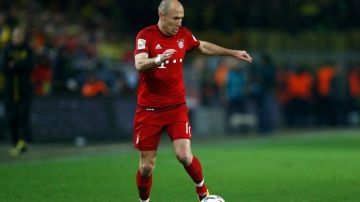 Arjen Robben, delantero del Bayern Munich.
