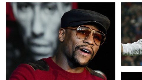 Floyd Mayweather, Cristiano Ronaldo y Messi