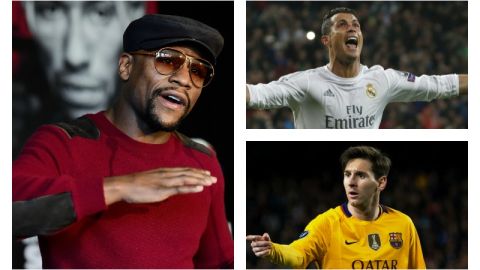 Floyd Mayweather, Cristiano Ronaldo y Messi