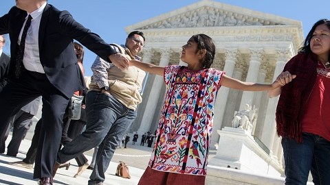 Sophie Cruz, de 6 años y oriunda de Los Ángeles.