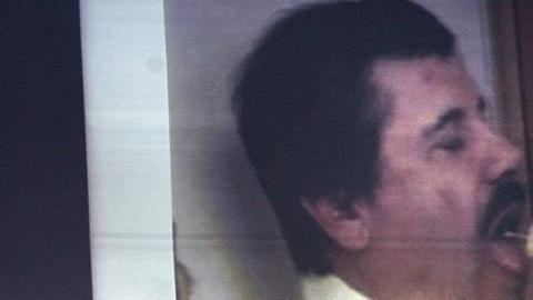 otografías mostradas por la Procuraduría General de la República (PGR) de las pruebas de identificación realizadas a Joaquín Archivaldo Guzmán, alías el Chapo Guzmán, tras su detención en Mazatlán, México en 2014.