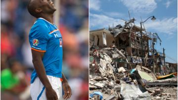 Los futbolistas ecuatorianos en el extranjero como Joffre Guerrón enviaron mensajes solidarios con su pueblo tras el terremoto.