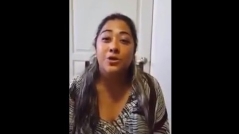 Silvia Algomeda publicó un video el Facebook.