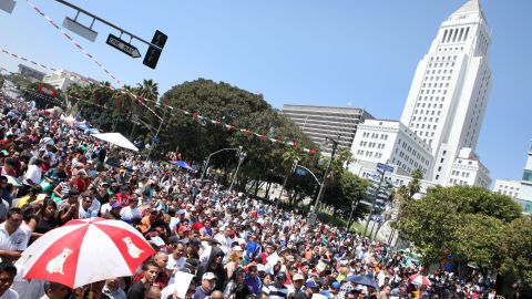 Fiesta Broadway regresa al centro de Los Ángeles. (La Opinión/archivo)