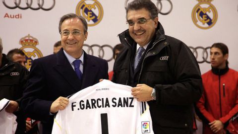 García Sanz es un fiel admirador y amigo de Florentino Pérez.