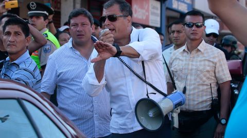 ECUADOR-QUAKE-CORREA