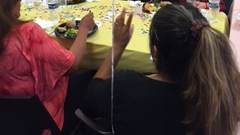 Health Net celebró a las futuras mamás del Este de Los Ángeles con un almuerzo, regalitos e información de salud.