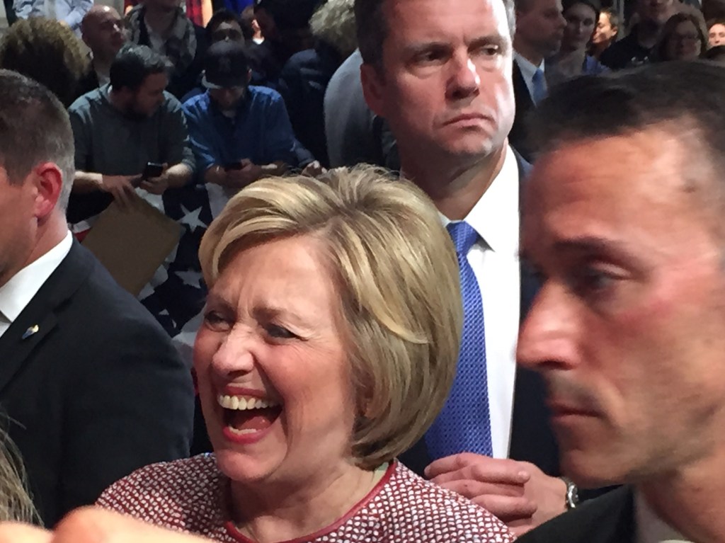 Hillary Clinton feliz tras triunfo en Nueva York con 