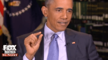 Barack Obama en entrevista con Fox News Sunday