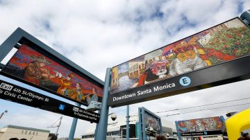 A partir del 20 de mayo ya puedes viajar desde el Centro de Los Ángeles hasta Santa Mónica en tren.