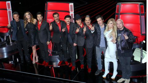 Los tigres del Norte, Alejandro Sanz, Gloria Trevi y J Balvin fueron los coaches del programa musical.