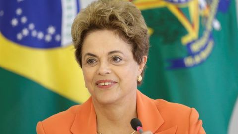 Dilma Rousseff, presidenta de Brasil.