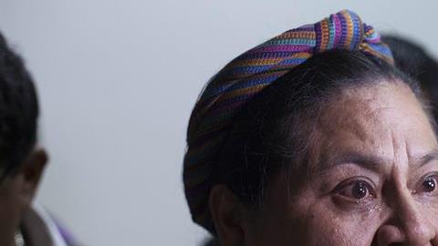 Rigoberta Menchú, Premio Nobel de la Paz.