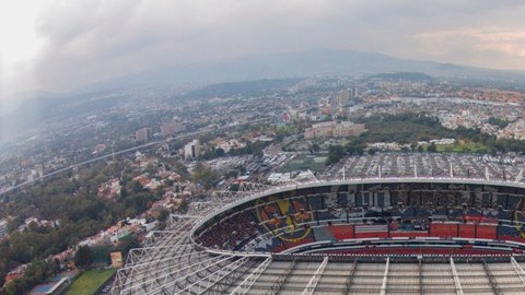 El Estadio Azteca, símbolo y patrimonio del fútbol mundial.
