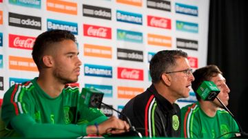 Los jugadores de la Real Sociedad y el Porto dieron conferencia de prensa en la concentración mexicana en EE.UU. para la Copa América.