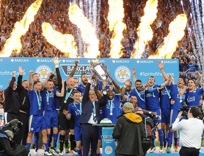 Premiacion Leicester City